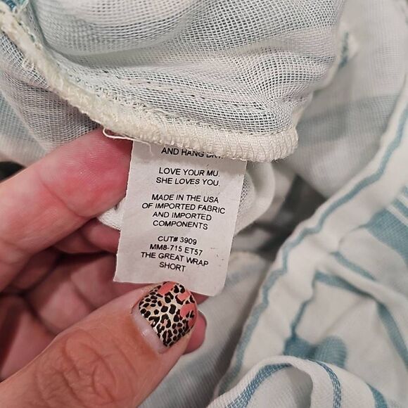 NWOT Show Me Your Mumu The Great Wrap Shorts in Point Dume Stripe - Picture 10 of 10